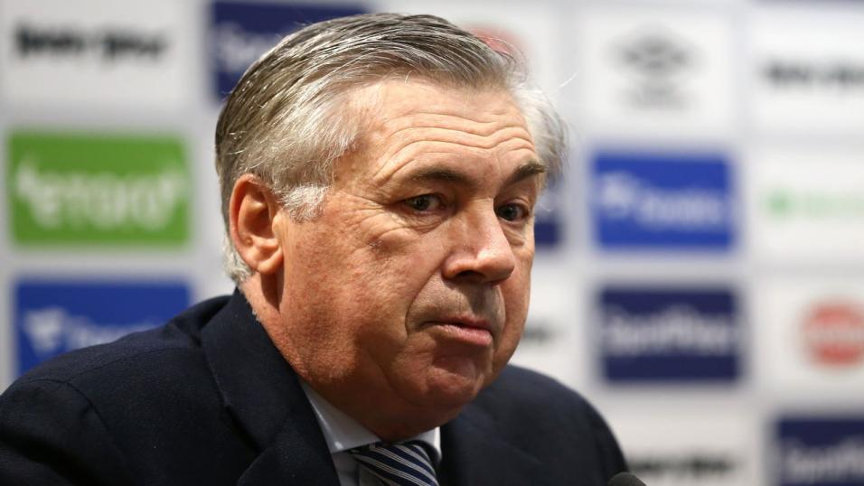 Everton manager Carlo Ancelotti.